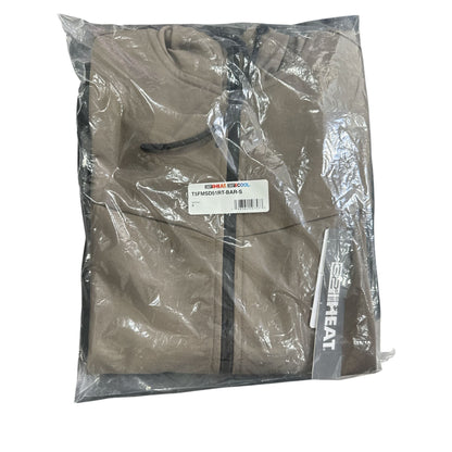32 degree Heat Cool Lightweight Men's Hoodie Jacket in Taupe SMALL