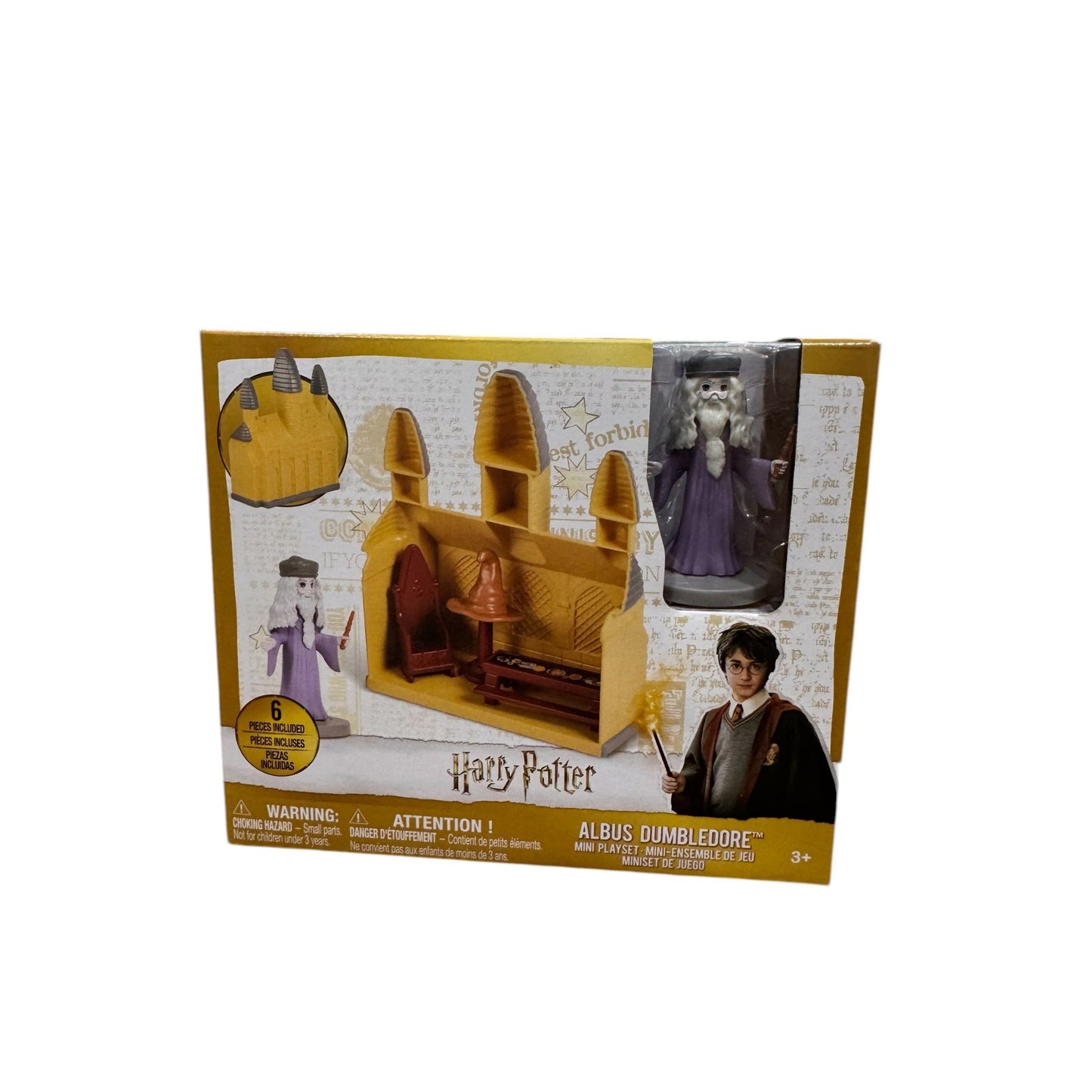 Harry Potter Albus Dumbledore Mini Playset 6 Pieces Ages 3+ By Spin Master