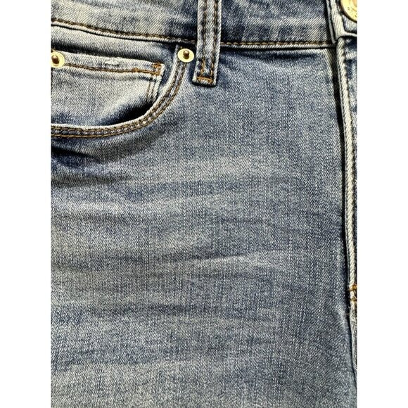STS Blue Caroline Bermuda 10" High-Rise Distressed Denim Shorts Women’s Size 25