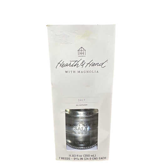 Hearth & Hand With Magnolia Salt Reed Diffuser 11.83 Fl Oz (350ml) 7 Reeds