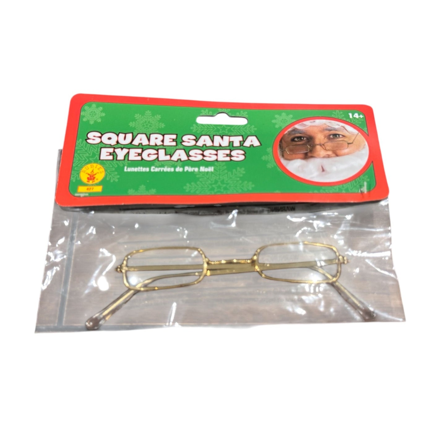 Square Santa Eyeglasses Costume Accessory For Adults By Rubies