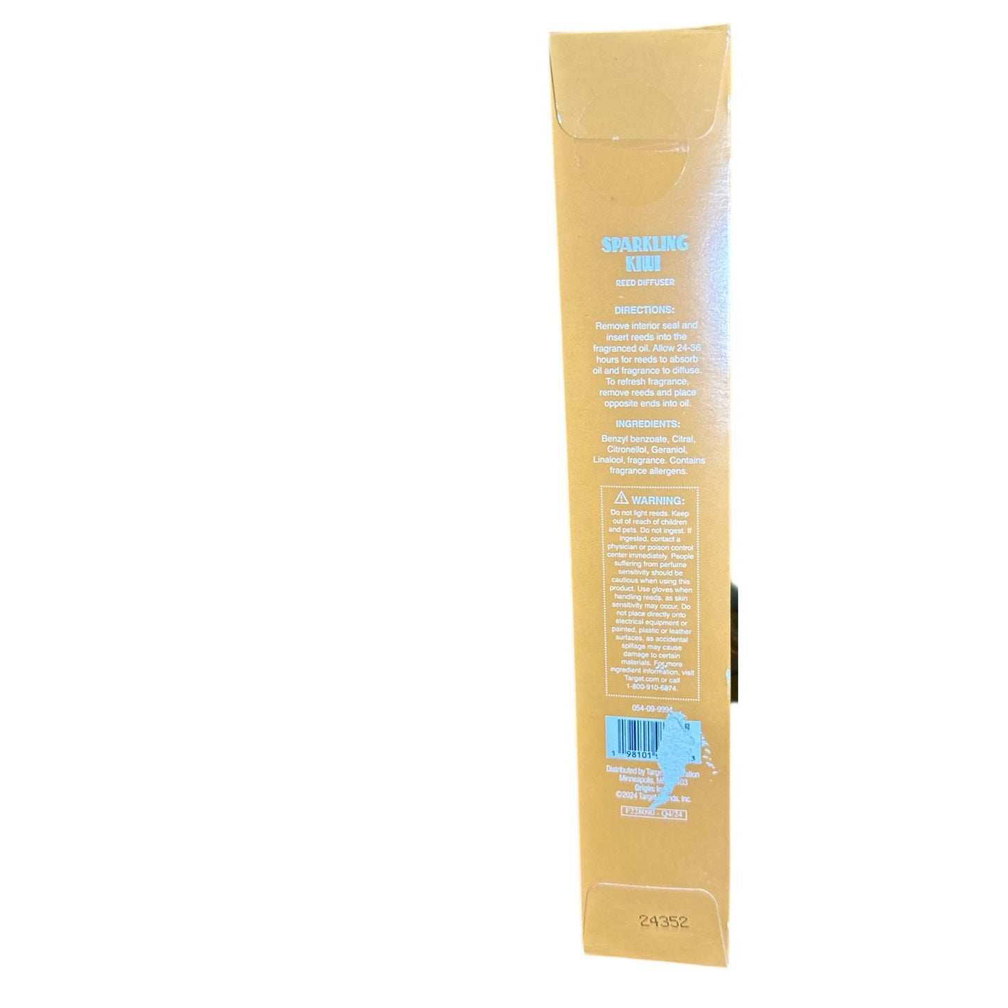 Sparkling Kiwi Reed Diffuser With 5 Reeds 5.07 Fl Oz (150ml) - Refreshing Home Fragrance