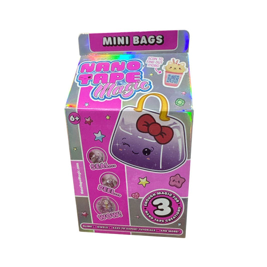 Nano Tape Magic Mini Bags Craft Kit With Slime Jewels and Beads For Kids Aged 6+