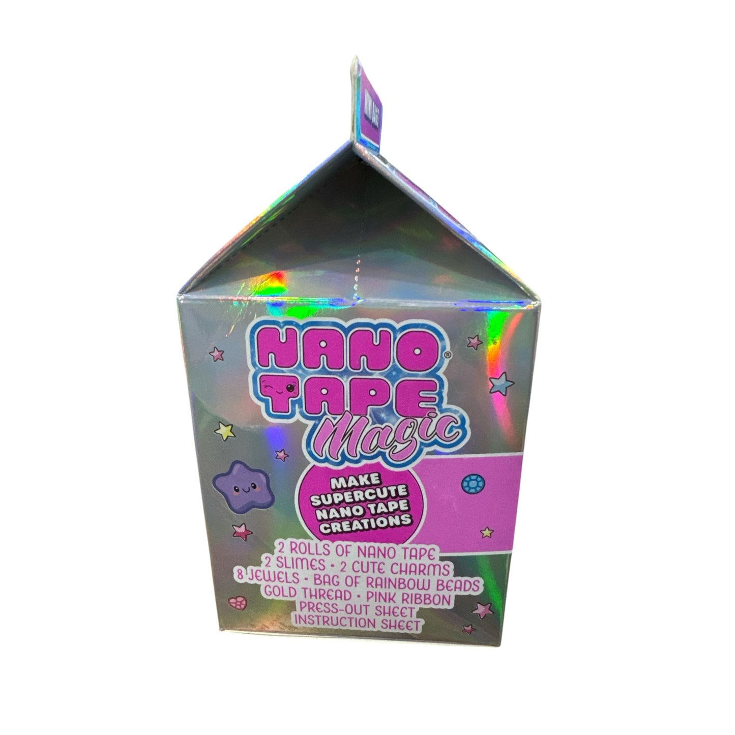 Nano Tape Magic Mini Bags Craft Kit With Slime Jewels and Beads For Kids Aged 6+