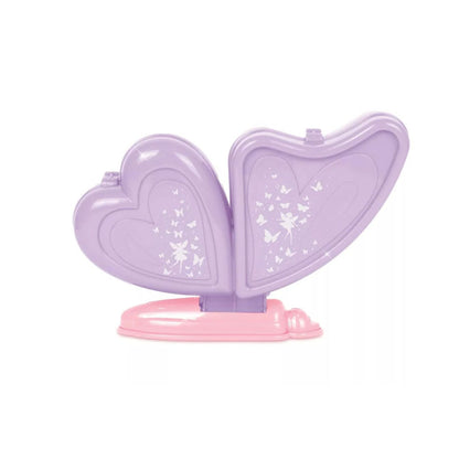 Make It Real Butterfly Cosmetic Set For Kids 23-Piece All-In-One Beauty Kit With Butterfly Case