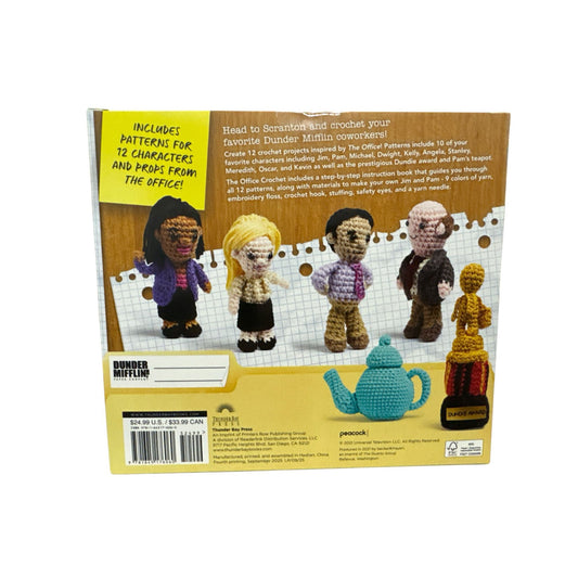 The Office Crochet Kit With Patterns & Supplies For 12 Characters & Props