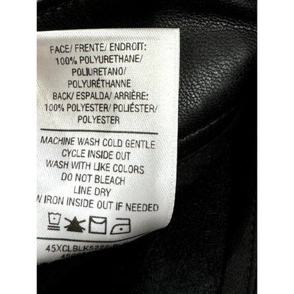 Joe's Jeans Women's Black Mid-Rise Faux Leather Bootcut Pants Size 28 NWT