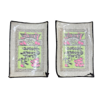 Fresh Home Grown Fruit Embroidered Iron-On Patches 2-Piece Set
