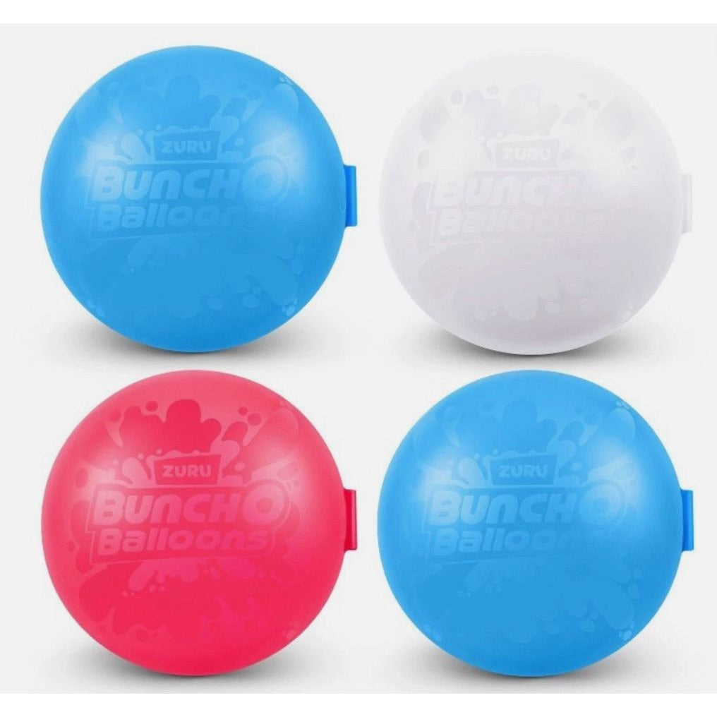 Set Of 3 Zuru Bunch O Balloons Reusable Water Balloons Magna Seal Technology 4 Pack