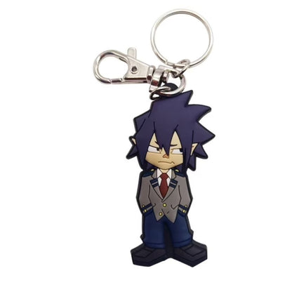 My Hero Academia Keychain & 2 Anime Pins Featuring Naruto & One Punch Man