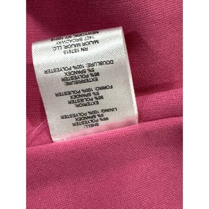 Tahari Arthur S. Levine Pink Sleeveless Ruffle Wrap Dress With Tie Waist Size S