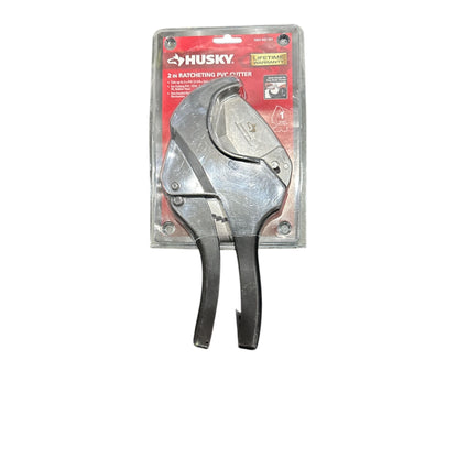 Husky 2-In Ratcheting PVC Cutter With Lifetime Warranty For Cutting PVC/CPVC/Pex Tubes