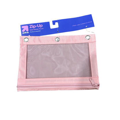 Set of 6 Colorful Eco-Friendly Stationery Set: Binder, Binder Pouch Pockets, Pouch, Note Pads & Fun Sticker Patches