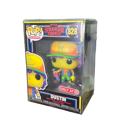 Funko Pop! Stranger Things Dustin 828 Vinyl Figure Target Exclusive Camp Know Where Outfit Neon Colors