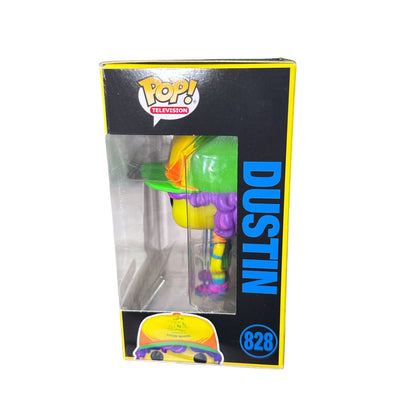 Funko Pop! Stranger Things Dustin 828 Vinyl Figure Target Exclusive Camp Know Where Outfit Neon Colors
