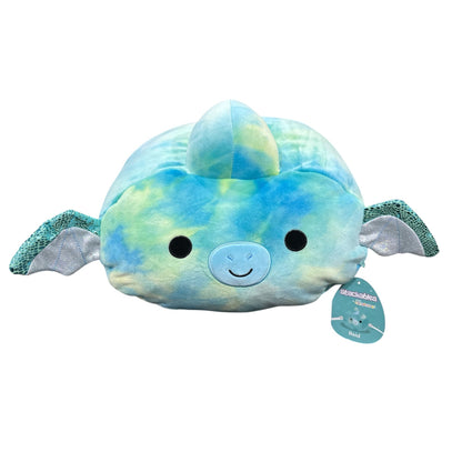 Squishmallows Stackables Reid The Dragon 14" Tie-Dye Plush Toy - Blue & Green