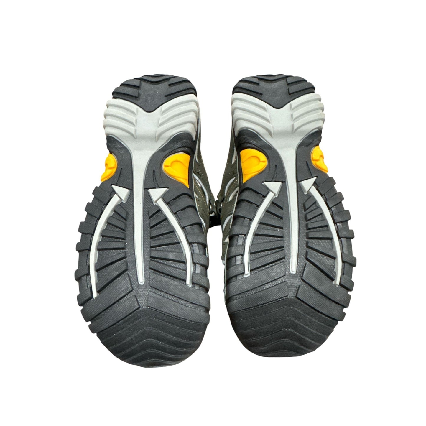 Hobibear Boys Outdoor Sports Sandals For Hiking and Water Size 33 (US 1.5) Green & Yellow Accents