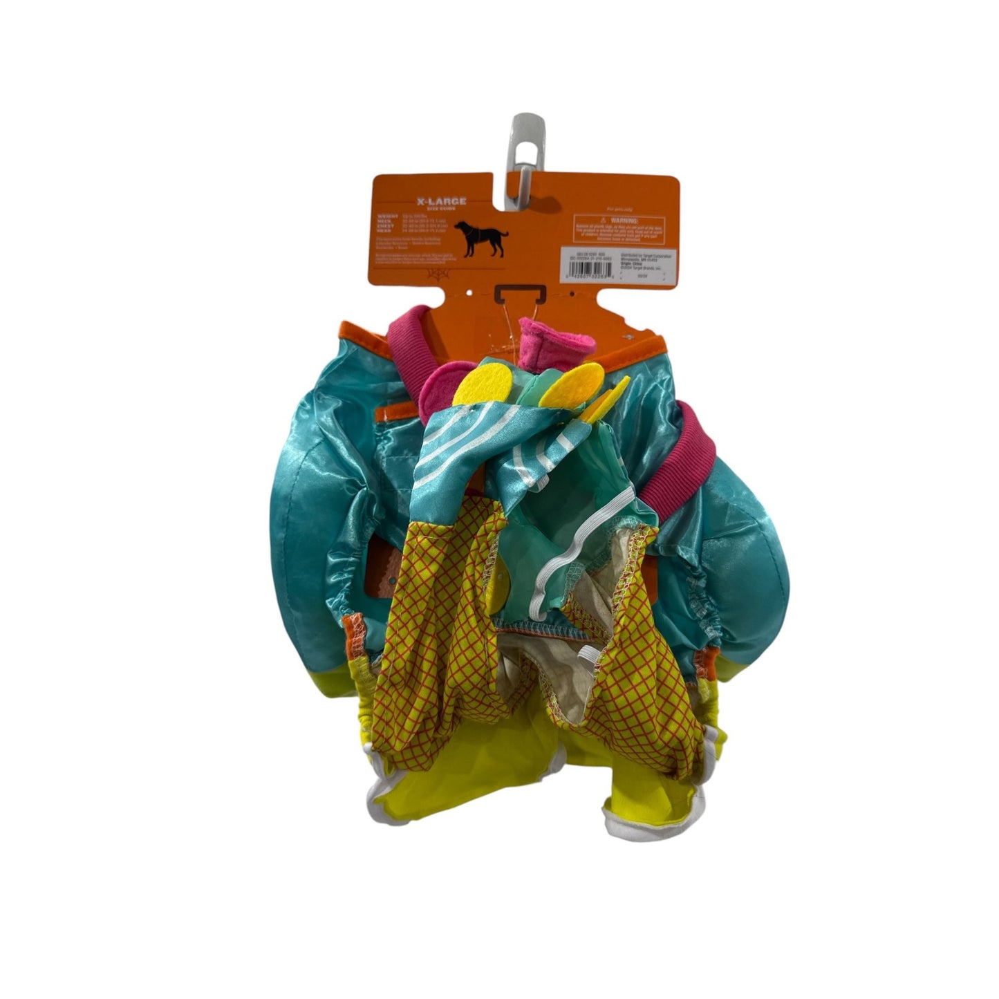 Hyde & Eek! XL Pet Retro Skater Costume With Headband & Boombox Toy