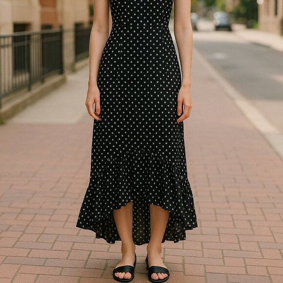 FRAICHE BY J Women's Mona Black Dress MEDIUM