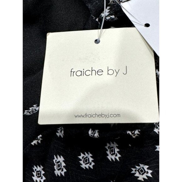 FRAICHE BY J Women's Mona Black Dress MEDIUM