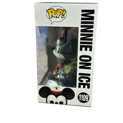 Funko Pop Disney Archives Minnie On Ice #1109 Vinyl Figure Collectible WITH PROTECTOR