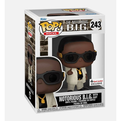 Funko Pop! Rocks Notorious B.I.G. With Suit #243 Foot Locker Exclusive Vinyl Figure
