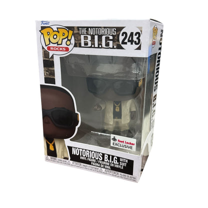 Funko Pop! Rocks Notorious B.I.G. With Suit #243 Foot Locker Exclusive Vinyl Figure