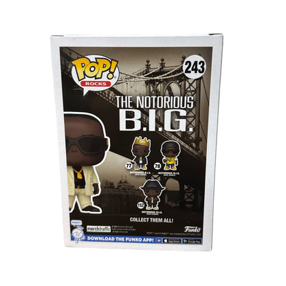 Funko Pop! Rocks Notorious B.I.G. With Suit #243 Foot Locker Exclusive Vinyl Figure