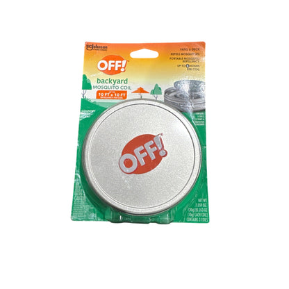 OFF! Backyard Mosquito Coil Portable Repellent With Reusable Metal Container Country Fresh Scent 10 Ft Coverage 4 Hours Each Coil