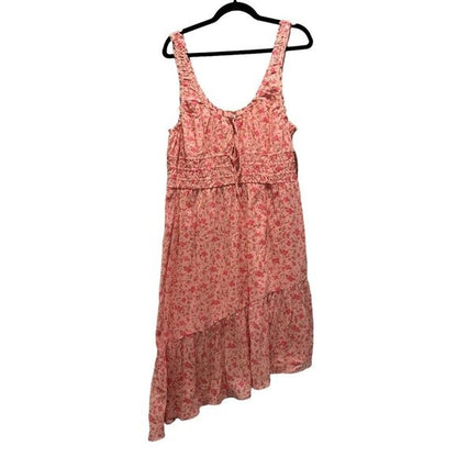 BP. Women's Pink Daisy Spray Floral Dress XL