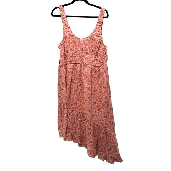 BP. Women's Pink Daisy Spray Floral Dress XL