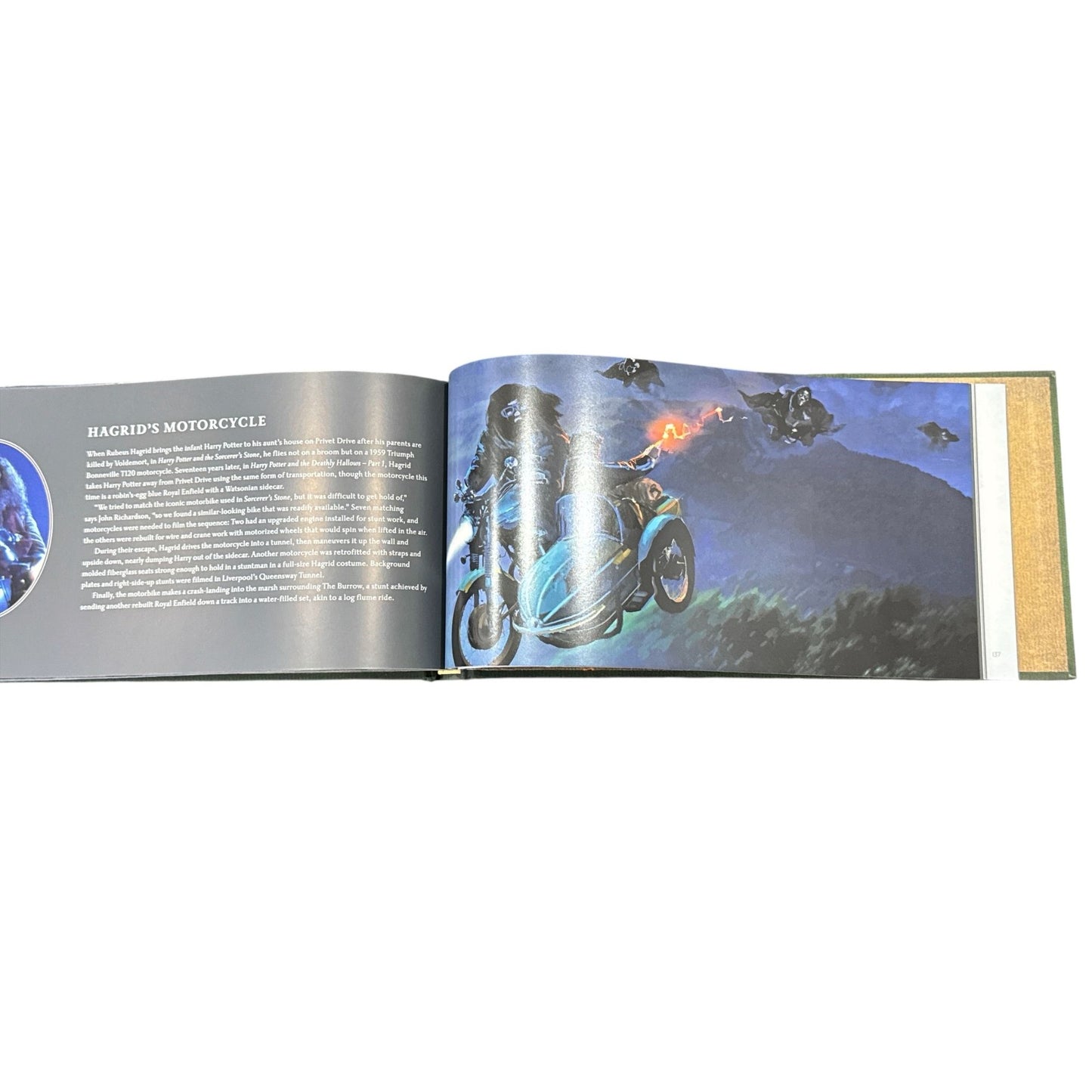 Harry Potter The Broom Collection Hardcover Book With Insights & Photos From Wizarding World Films