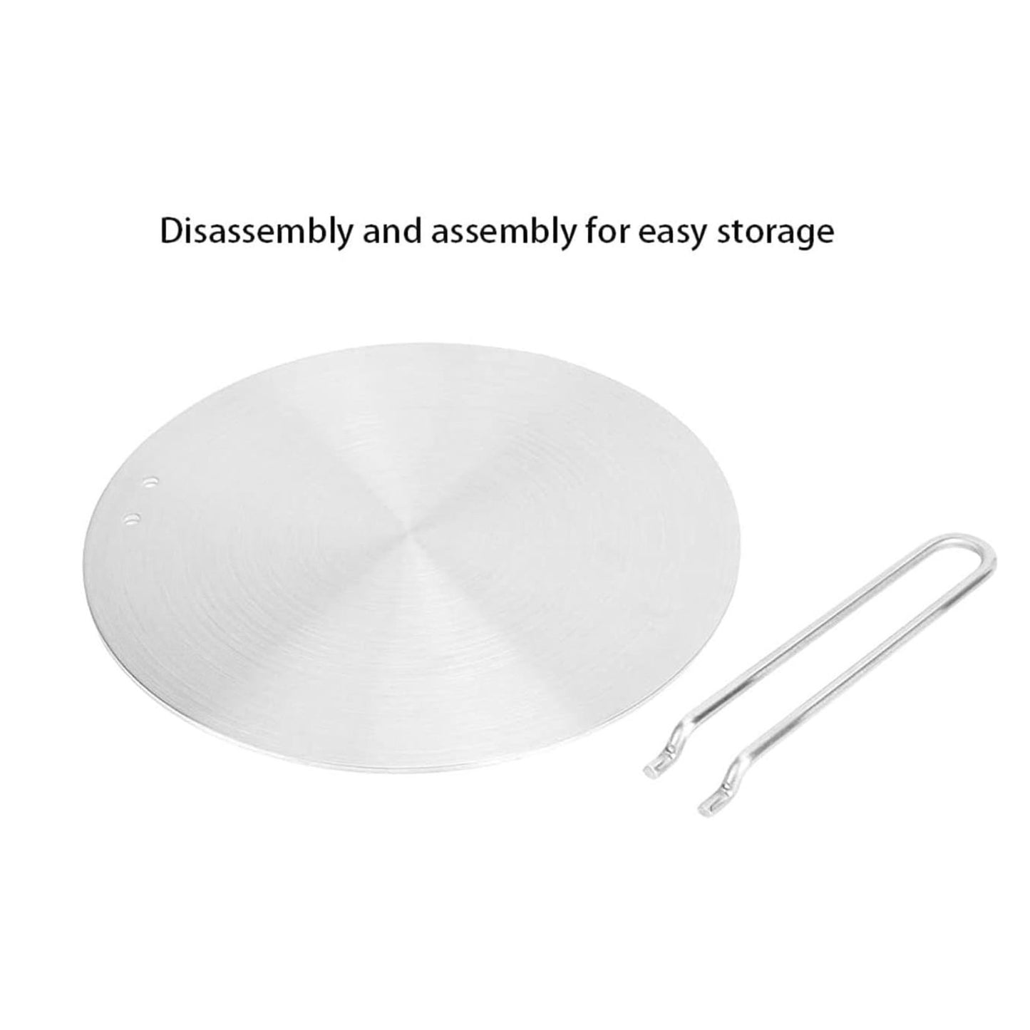 Induction Cooktop Heat Diffuser Plate Stainless Steel With Handle For Even Heat Distribution