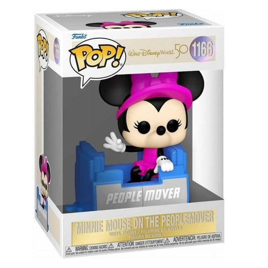 Funko Pop! Disney Minnie Mouse On The Peoplemover 1166 Walt Disney World 50th Anniversary Figurine
