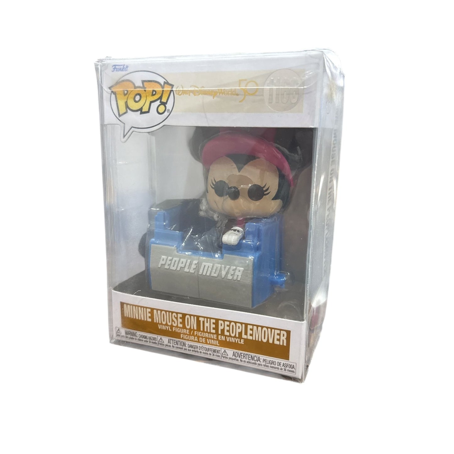 Funko Pop! Disney Minnie Mouse On The Peoplemover 1166 Walt Disney World 50th Anniversary Figurine