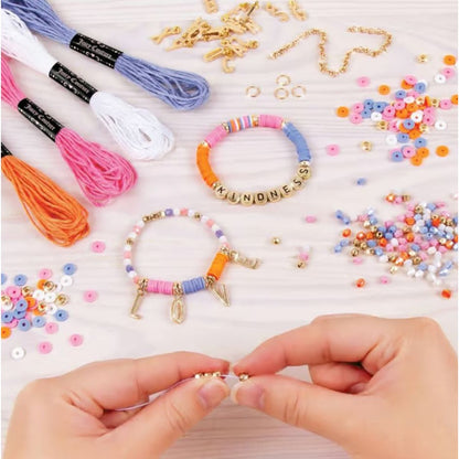 Juicy Couture Make It Real Love Letters Bracelet Kit - 563 Pcs DIY Jewelry Set For Custom Bracelet Designs