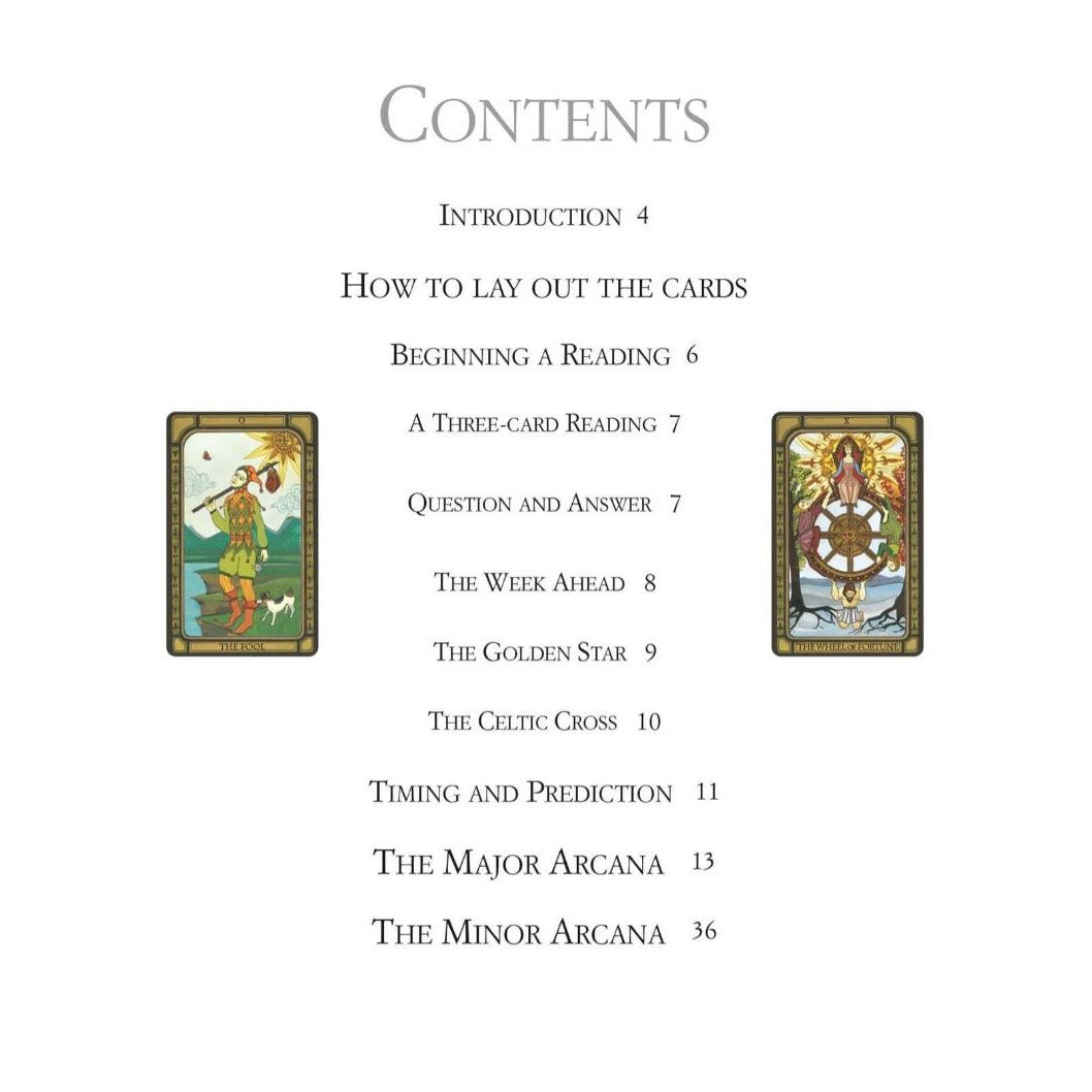 Color Your Tarot By Liz Dean - 78 Tarot Cards To Color & 64-Page Guidebook Set