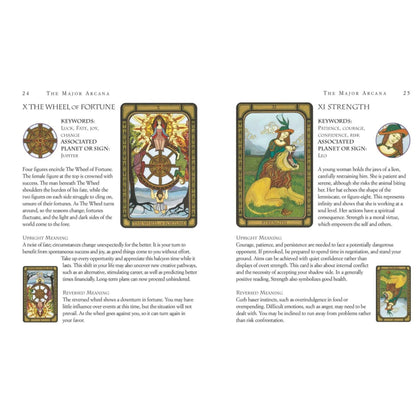 Color Your Tarot By Liz Dean - 78 Tarot Cards To Color & 64-Page Guidebook Set