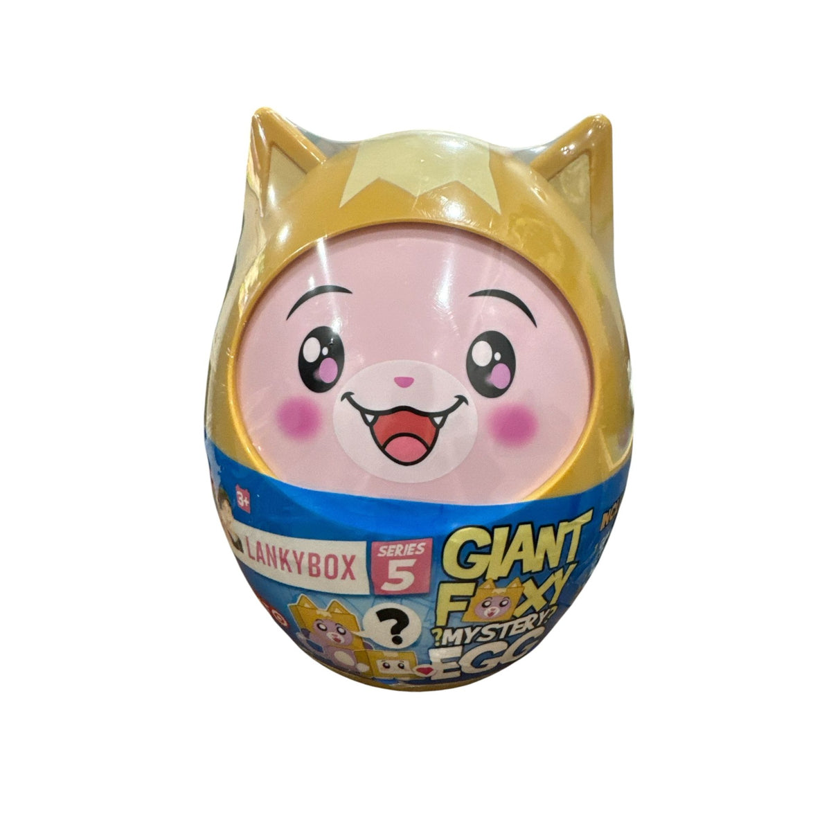 LankyBox Giant Foxy Mystery Egg Series 5 Toy Set Includes Figures Stickers Squishy & More Fun Surprises For Kids Age 3+