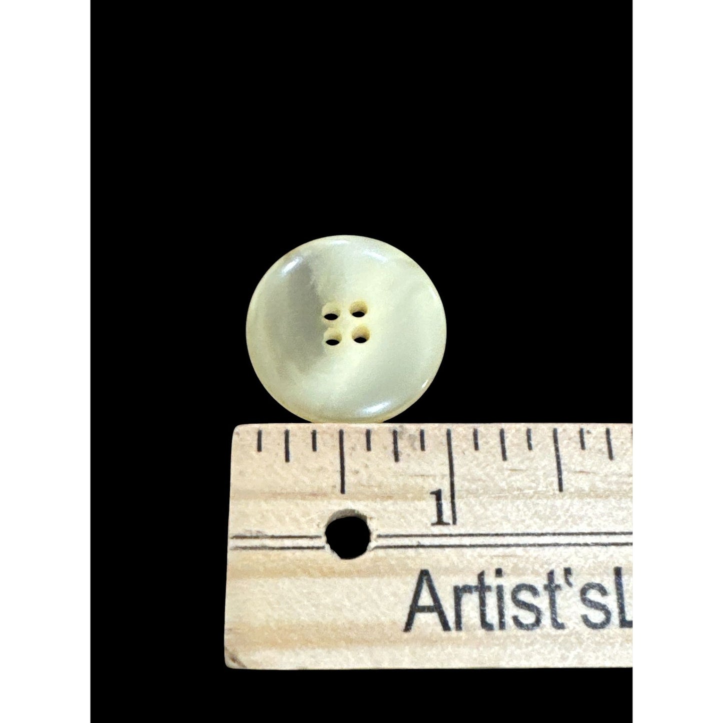 200+ Glossy Beige 4-Hole Buttons 1-Inch Diameter For Sewing, Crafting And DIY Projects