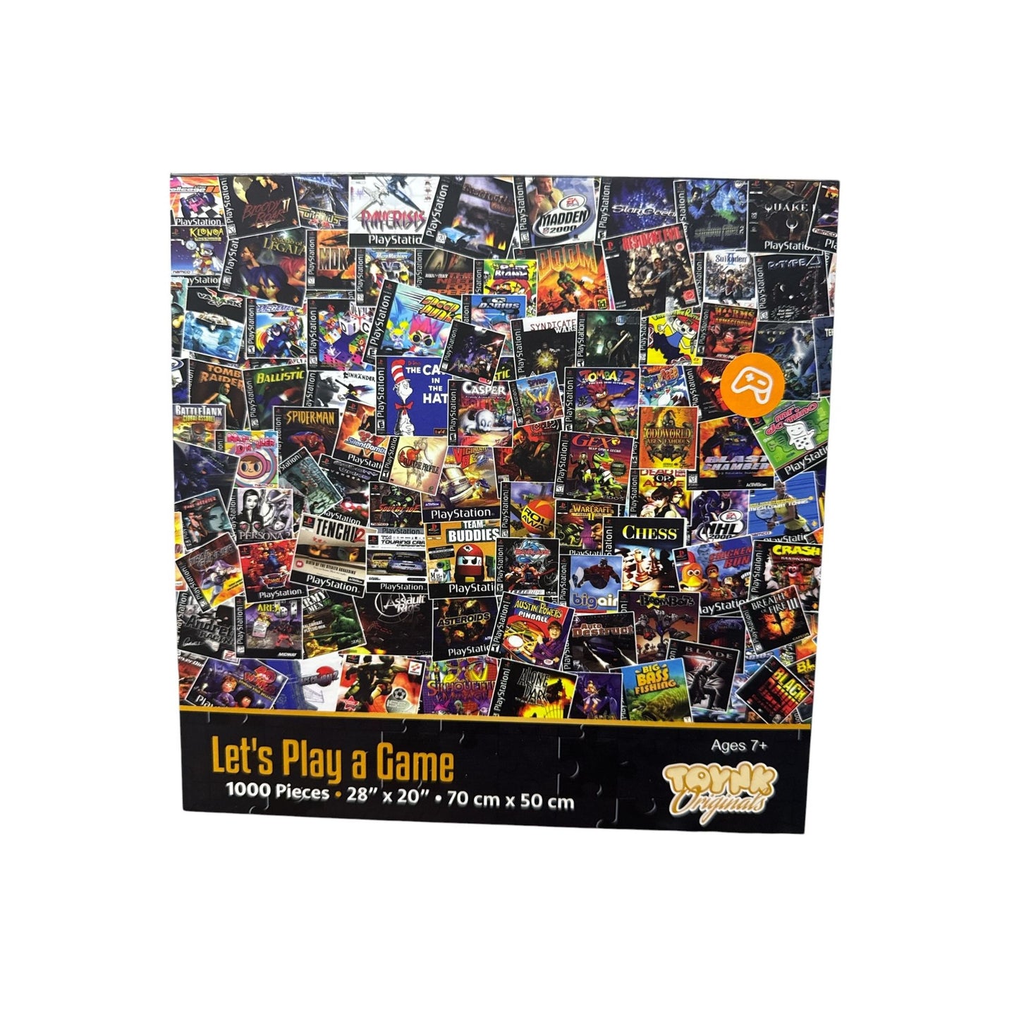 Let's Play A Game 1000-Piece Jigsaw Puzzle 28" x 20" Toynk Originals Ages 7+