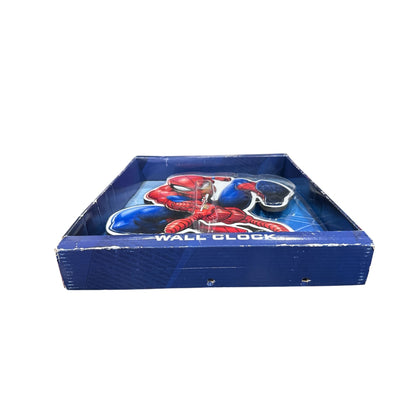 Marvel Spider-Man Shaped Wall Clock With Analog Display For Kids Room Decor