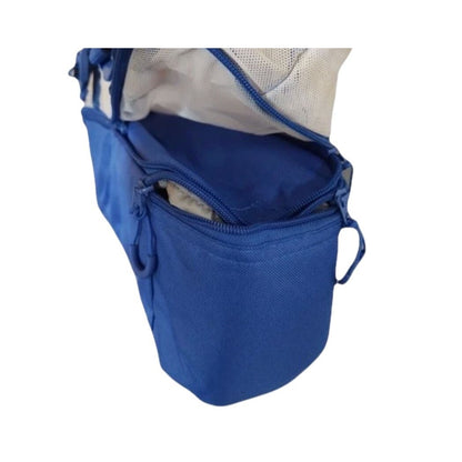 Sun Squad Beach Bag With Detachable Cooler & Waterproof Pocket Blue 19.5"x6"x18.5"