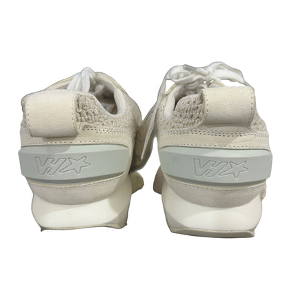 Vintage Havana Women's Woven Sneakers Beige Lace-Up Casual Shoes Size 5.5