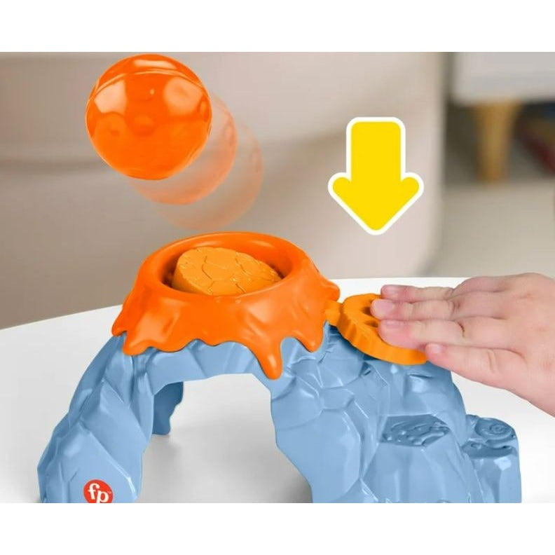 Fisher-Price Little People Spin & Play Dinosaur Playground Toy Set For Ages 1-5