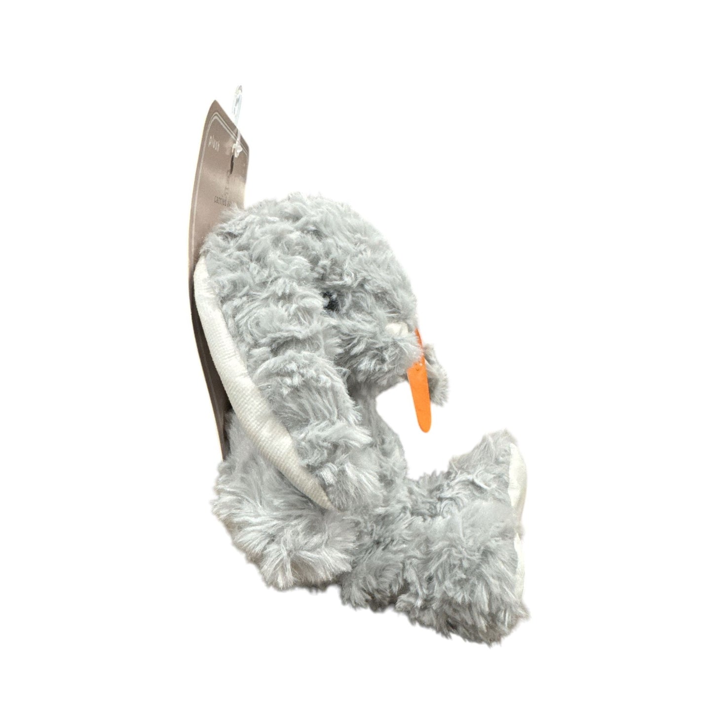 Carried Away Gray Plush Bunny With Carrot Toy - Soft & Huggable - Polyester - New With Tags