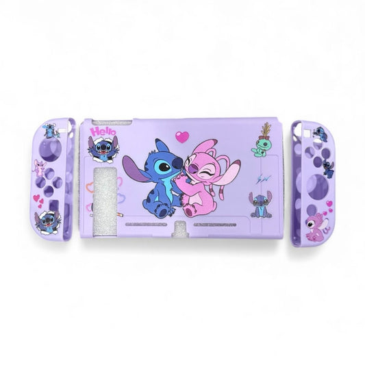 Lilo & Stitch Purple TPU Soft Protective Shell For Nintendo Switch