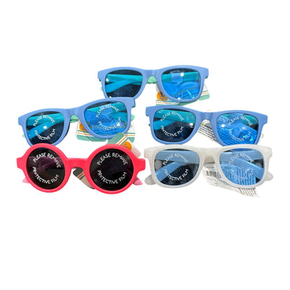 Kids Sunglasses Assortment - UV Protection Fun Designs Ages 0-3 Various Colors & Styles 11pcs.