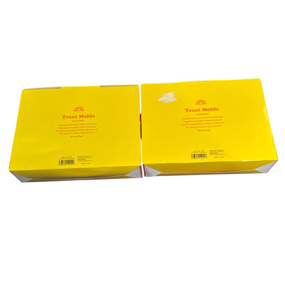 Sun Squad Set of 2 Treat Molds 2-Pack Shell & Sun Design Freezer Safe Dishwasher Safe