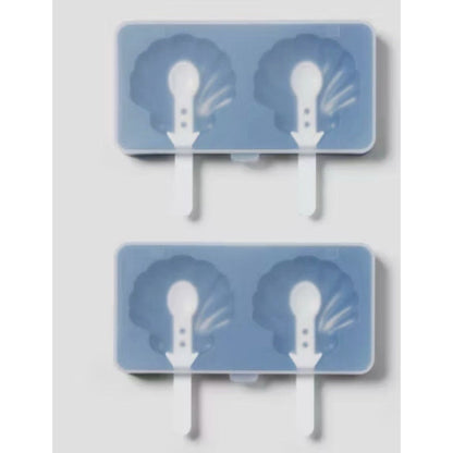 Sun Squad Set of 2 Treat Molds 2-Pack Shell & Sun Design Freezer Safe Dishwasher Safe